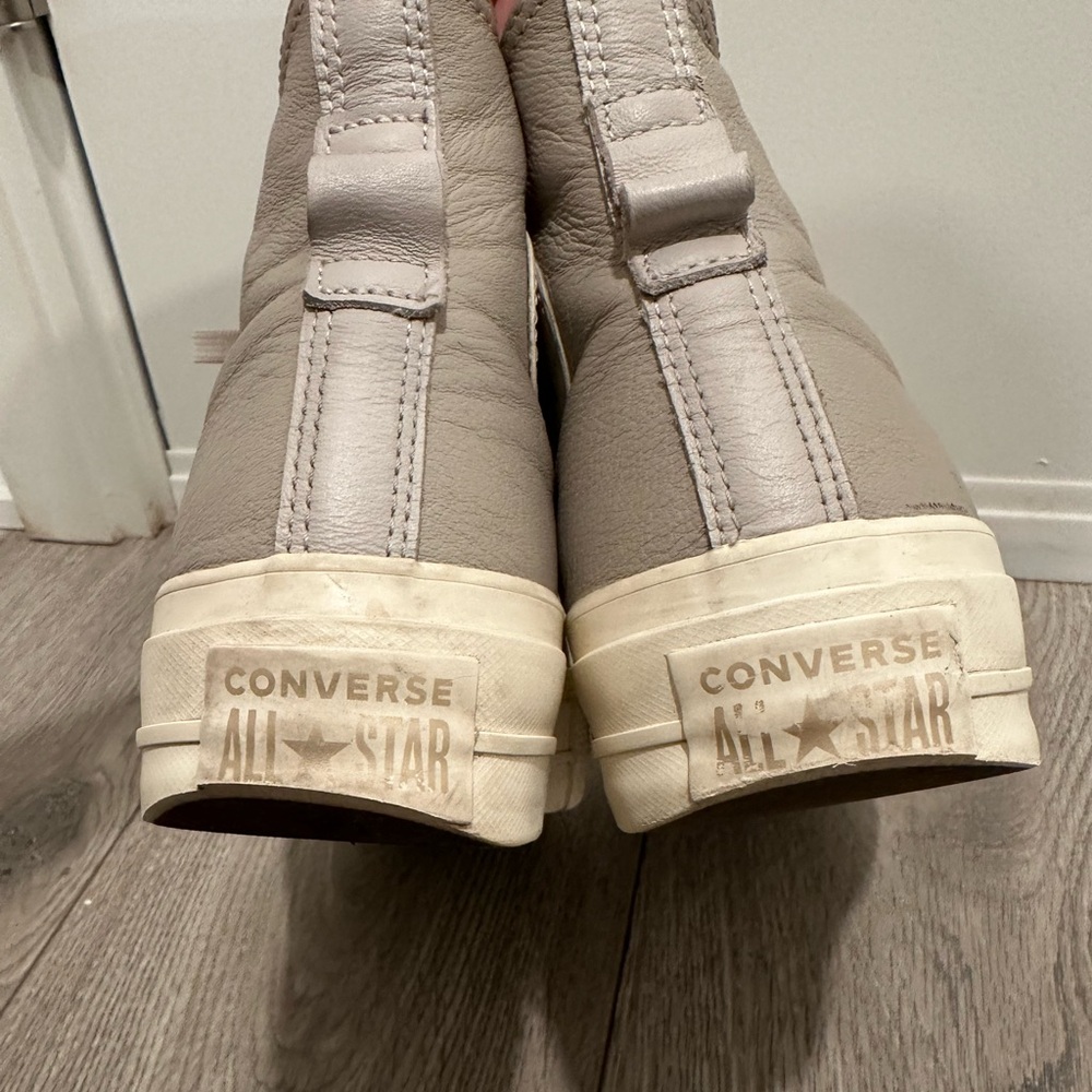 Earthy tone platform converse - Picture 5 of 6